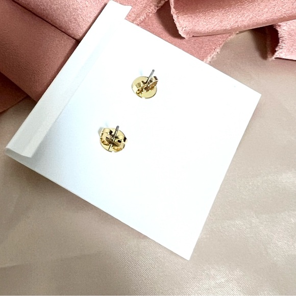 Tory Burch Kira Imitation Pearl Stud Earrings Womens Designer Earrings - Picture 5 of 6